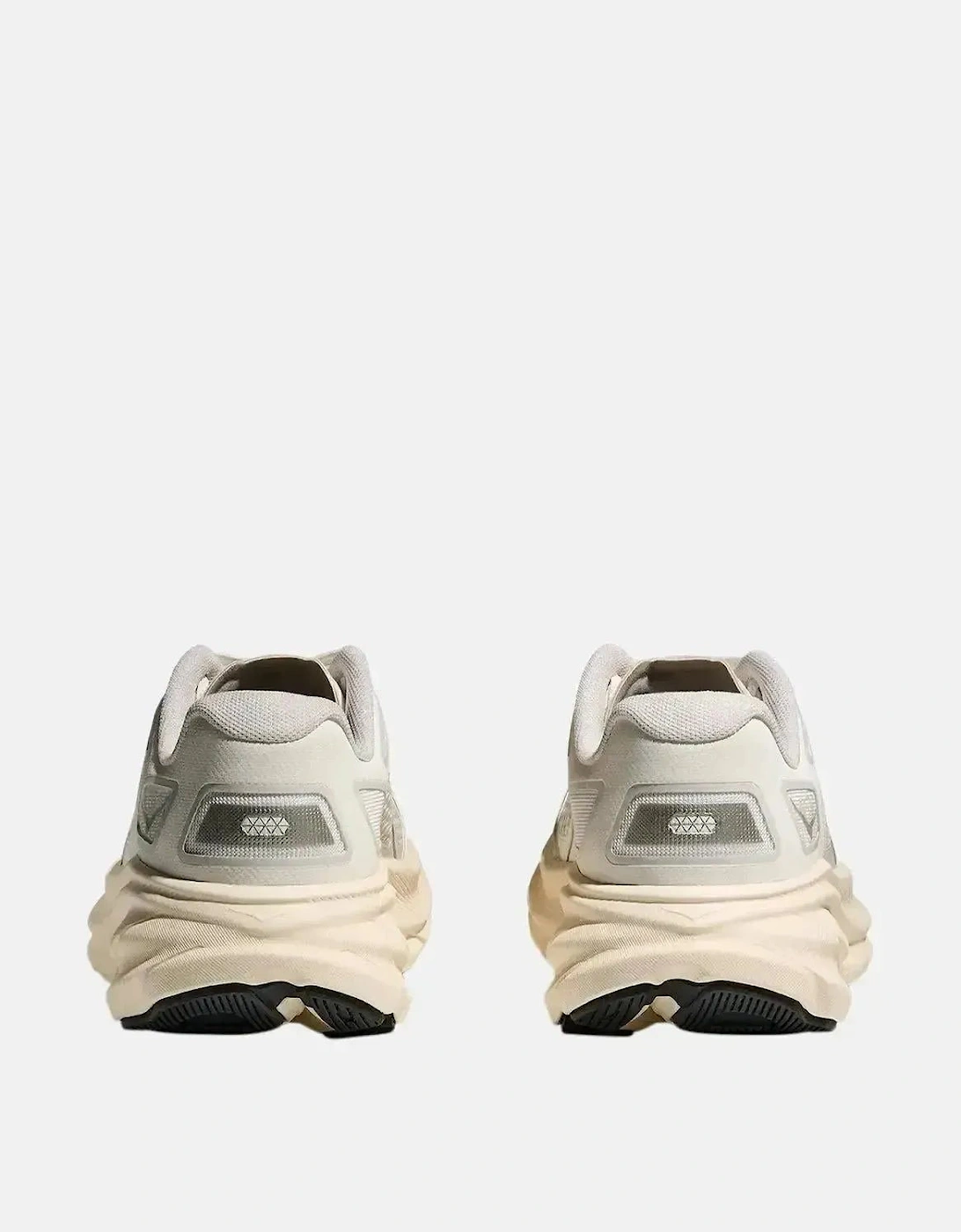HOKA MENS CLIFTON ONE 9 TRAINERS FROST COSMIC GREY