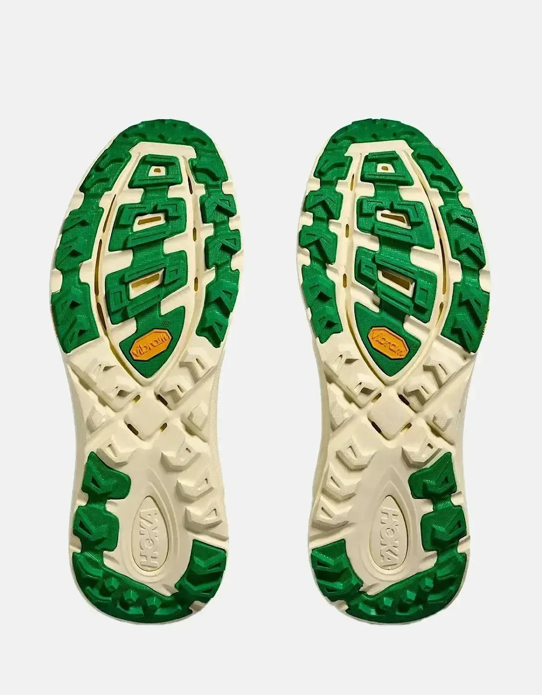 HOKA MENS MUFATE SPEED 2 TRAINERS WHITE FRESH CUT GRASS