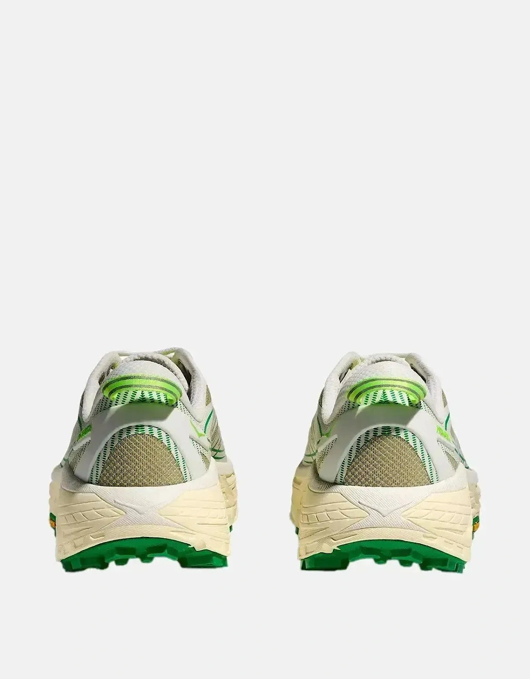 HOKA MENS MUFATE SPEED 2 TRAINERS WHITE FRESH CUT GRASS