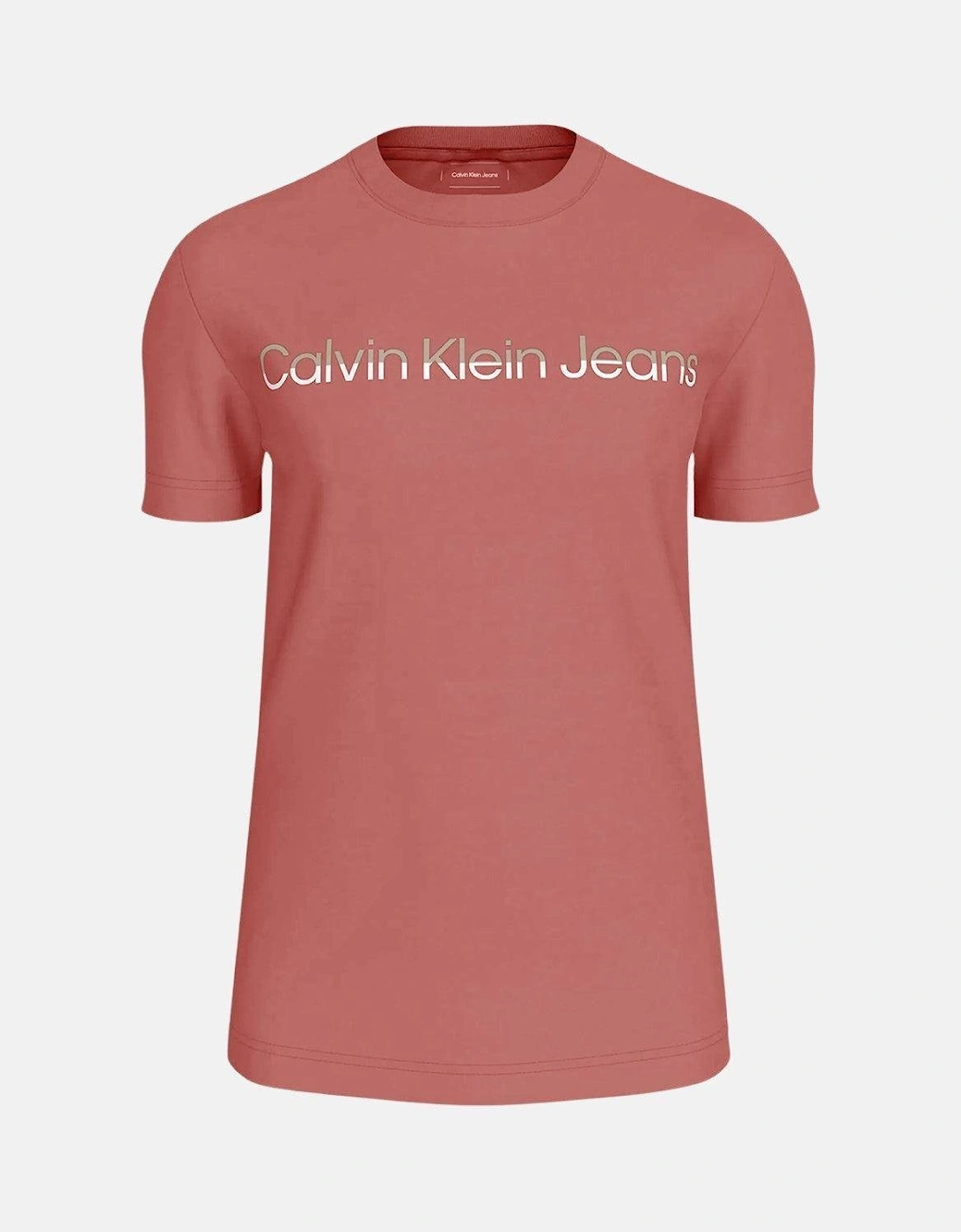 CALVIN KLEIN MIXED INSTITUTIONAL T-SHIRT APPLE BUTTER, 5 of 4