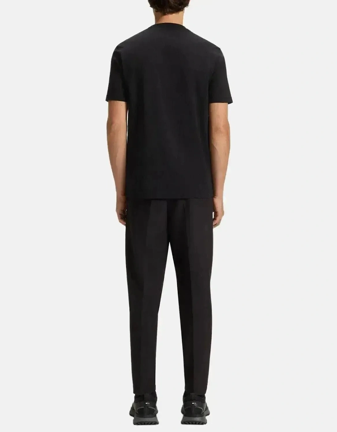 BOSS MENS ICONIC ZONE T-SHIRT BLACK