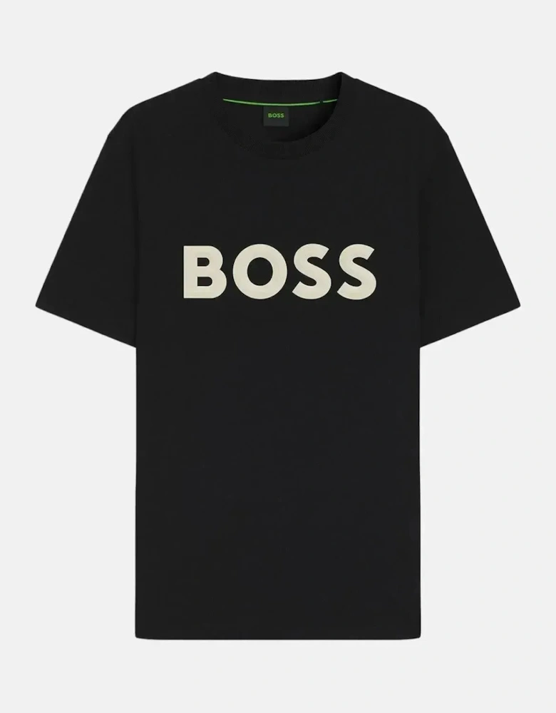 BOSS MENS ICONIC ZONE T-SHIRT BLACK