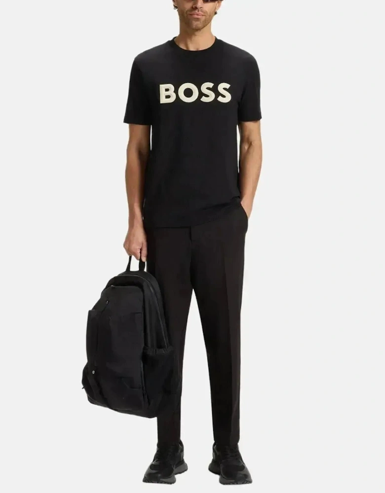 BOSS MENS ICONIC ZONE T-SHIRT BLACK