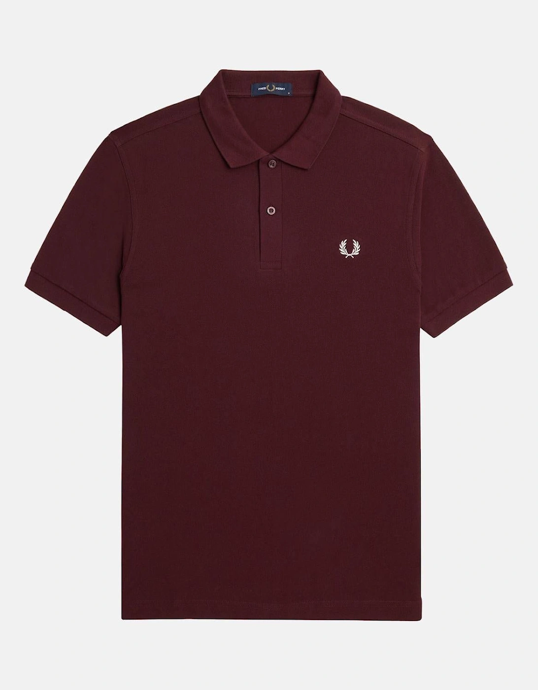 FRED PERRY M6000 POLO SHIRT OXBLOOD ECRU