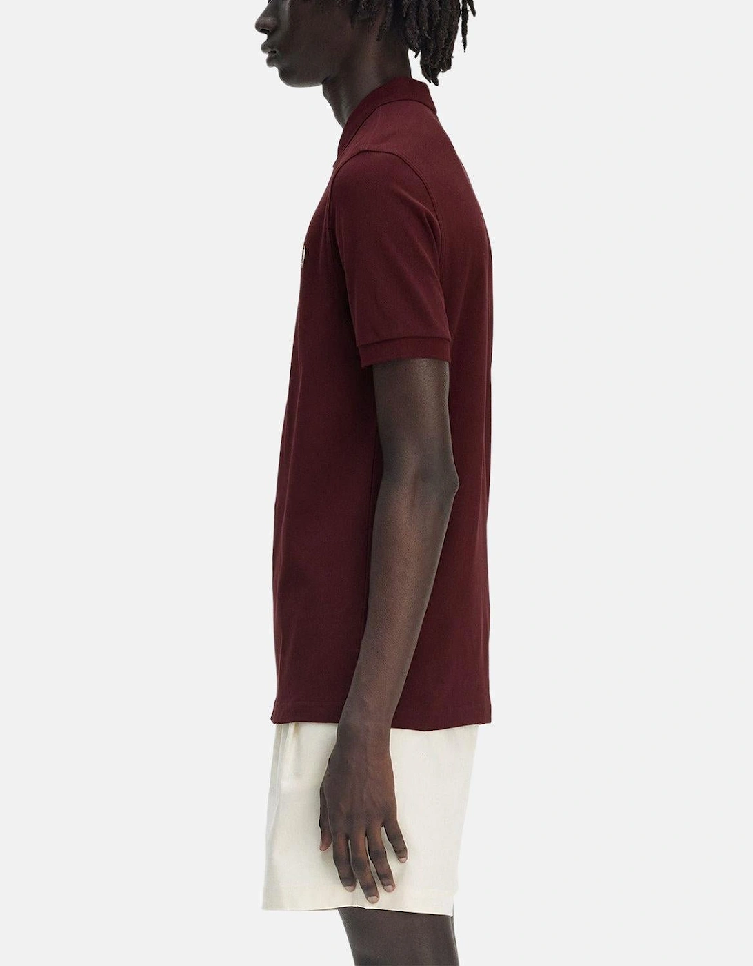 FRED PERRY M6000 POLO SHIRT OXBLOOD ECRU