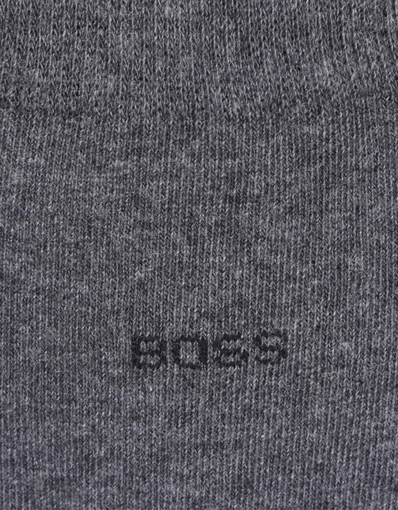 BOSS 3 PACK LOGO CALF SOCKS MID GREY