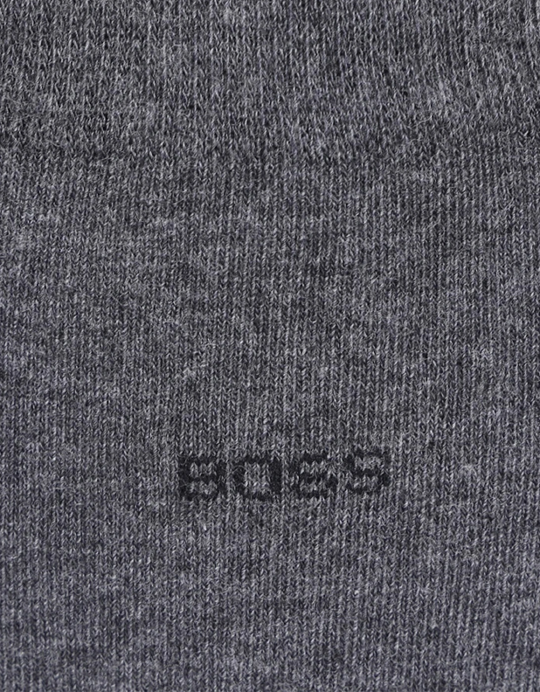 BOSS 3 PACK LOGO CALF SOCKS MID GREY
