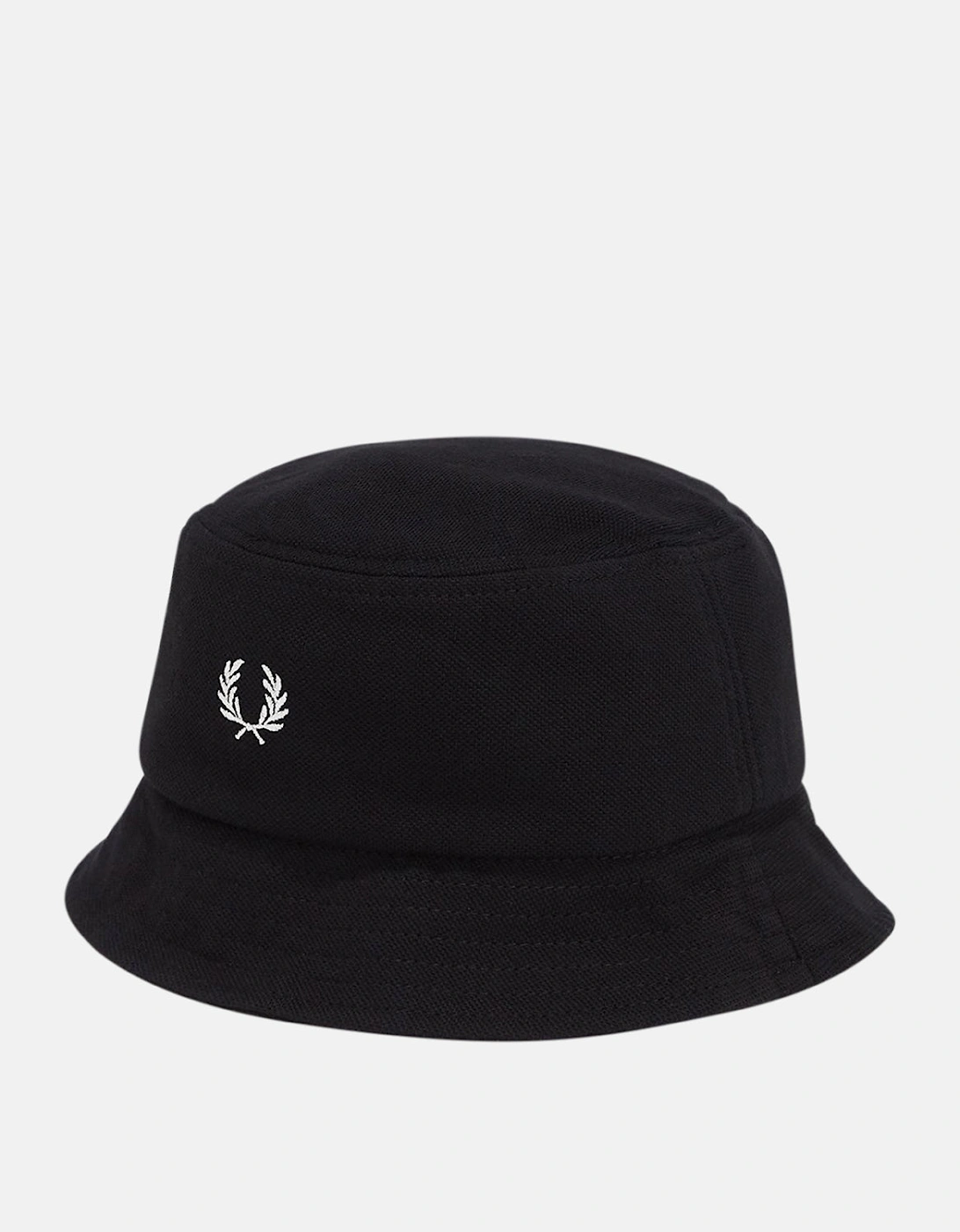 FRED PERRY CLASSIC PIQUE BUCKET HAT BLACK