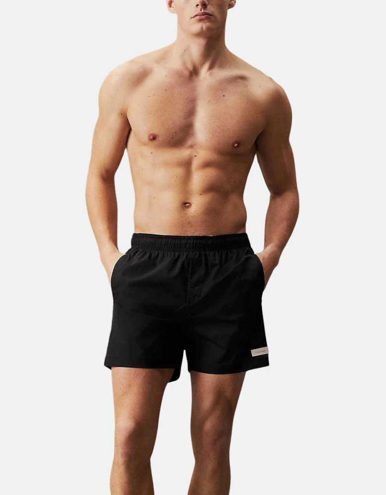 CALVIN KLEIN MEDIUM DRAWSTRING SWIM SHORTS BLACK