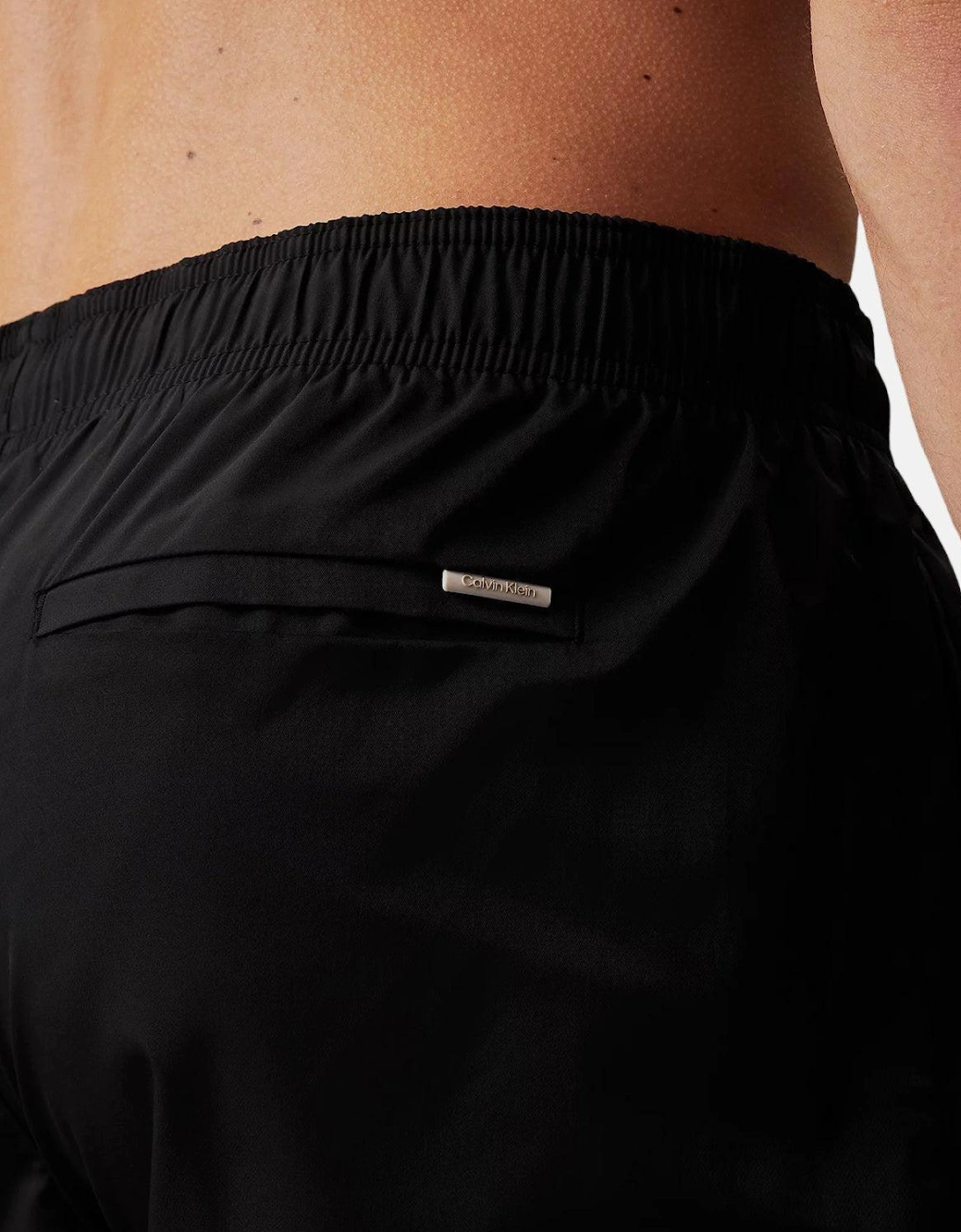 CALVIN KLEIN MEDIUM DRAWSTRING SWIM SHORTS BLACK