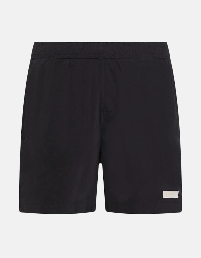 CALVIN KLEIN MEDIUM DRAWSTRING SWIM SHORTS BLACK