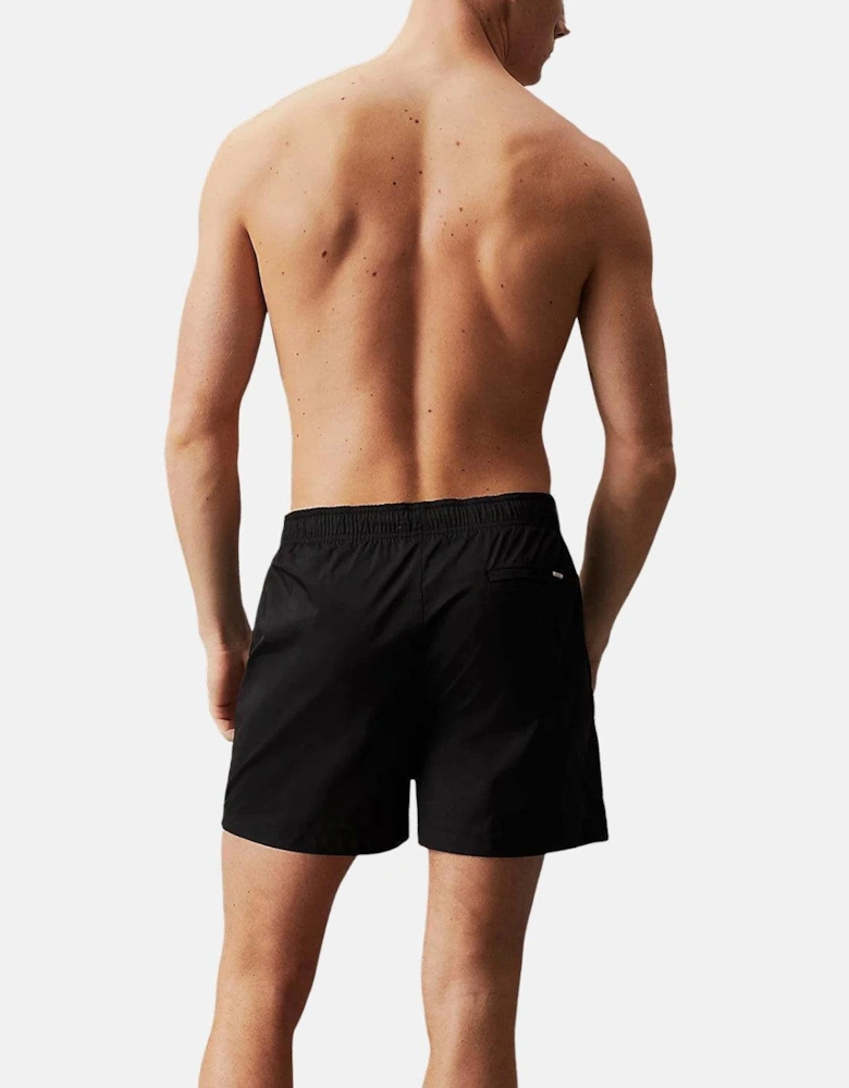 CALVIN KLEIN MEDIUM DRAWSTRING SWIM SHORTS BLACK