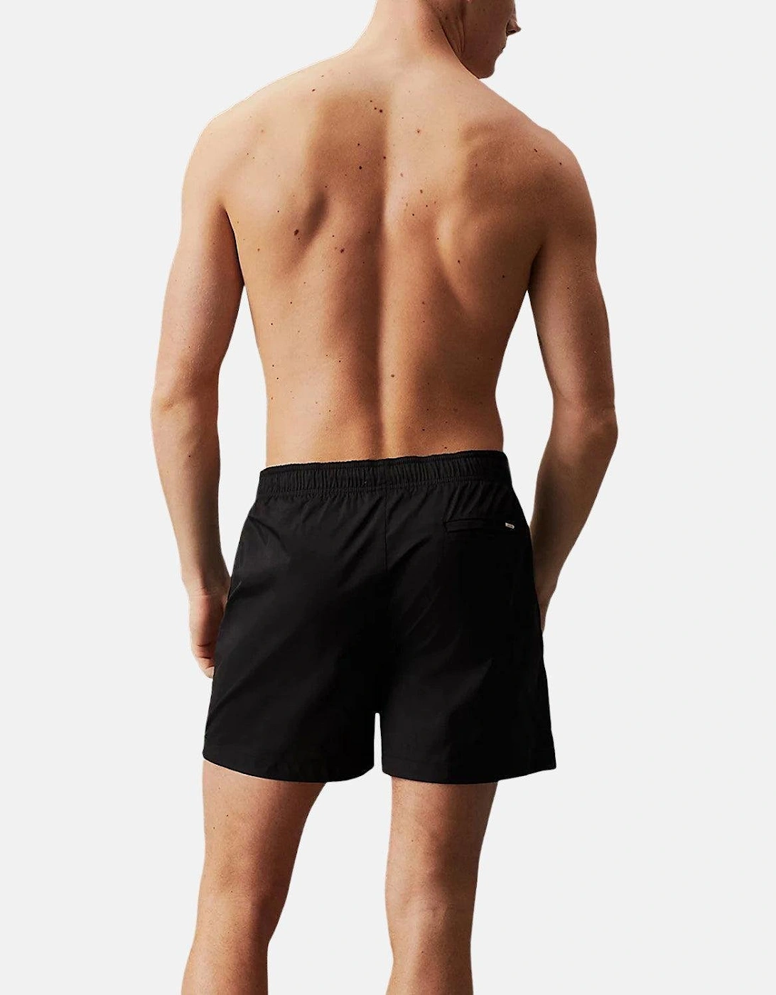 CALVIN KLEIN MEDIUM DRAWSTRING SWIM SHORTS BLACK