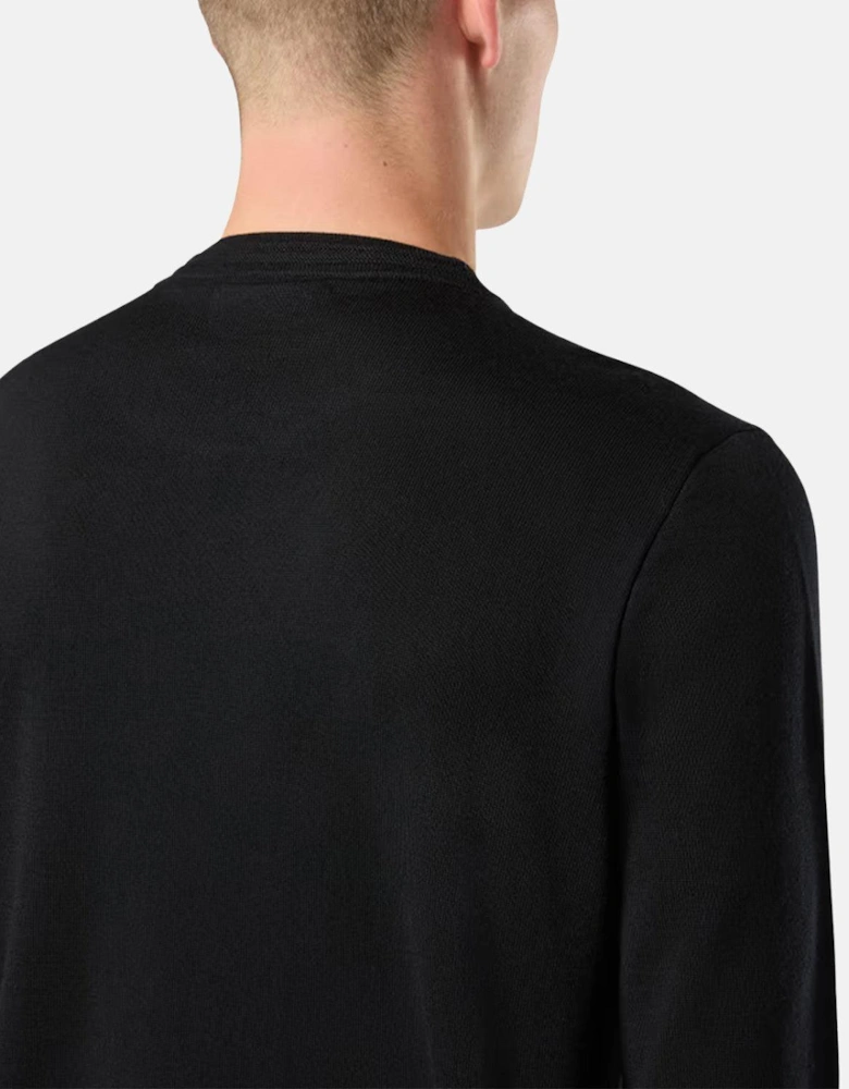 STONE ISLAND 510C4 LIGHT PURE RWS WOOL KNIT BLACK