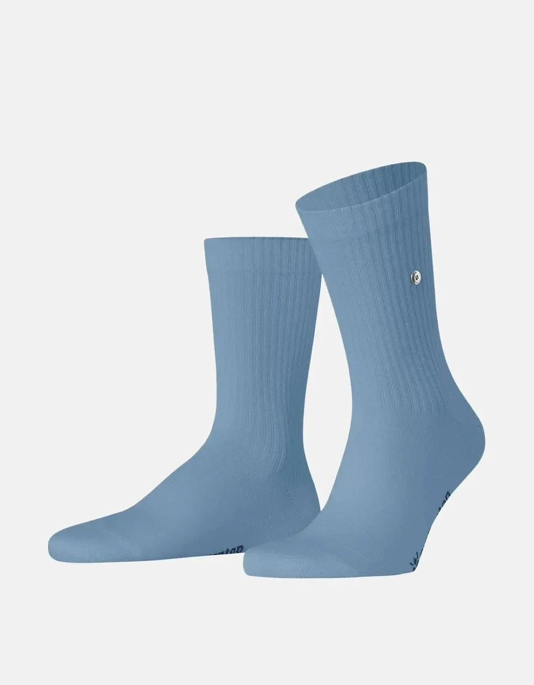 BURLINGTON MENS BOND STREET SOCKS SKY BLUE, 6 of 5
