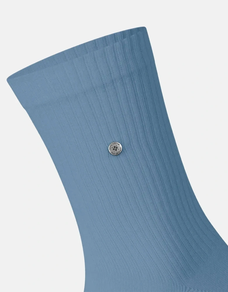 BURLINGTON MENS BOND STREET SOCKS SKY BLUE