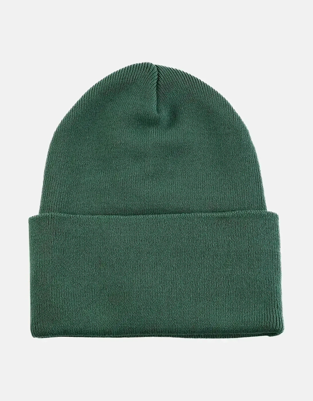 BOSS FANTASTICO COTTON BEANIE OPEN GREEN