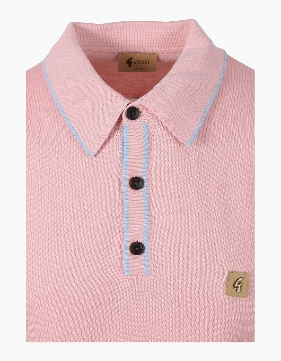 GABICCI LINEKER KNITTED POLO SHIRT CANDY