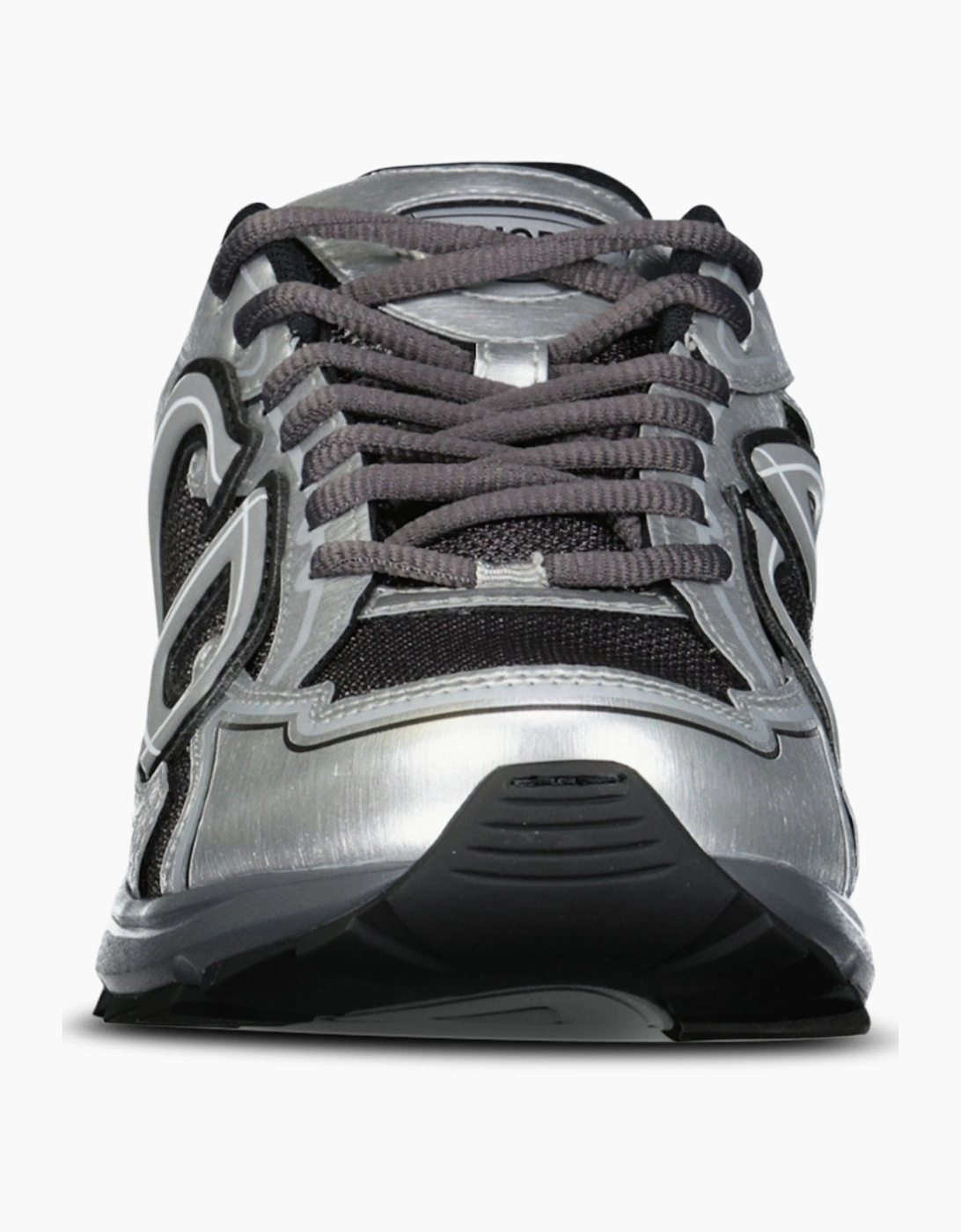 Dior B30 Countdown Sneakers in Deep Grey/Silvertone Metallic