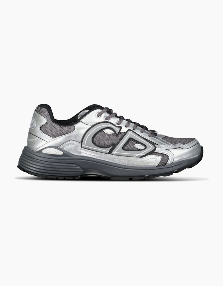 Dior B30 Countdown Sneakers in Deep Grey/Silvertone Metallic