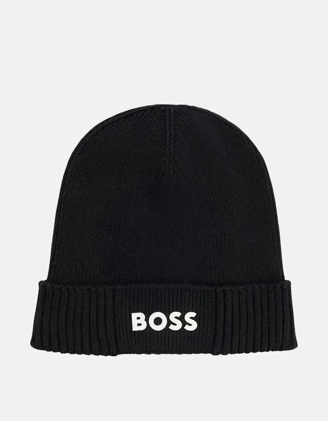 BOSS ASIC-X COTTON WOOL BEANIE DARK BLUE