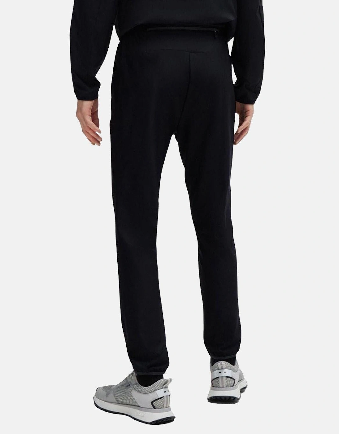 BOSS QUICK DRY TRACKSUIT BOTTOMS BLACK
