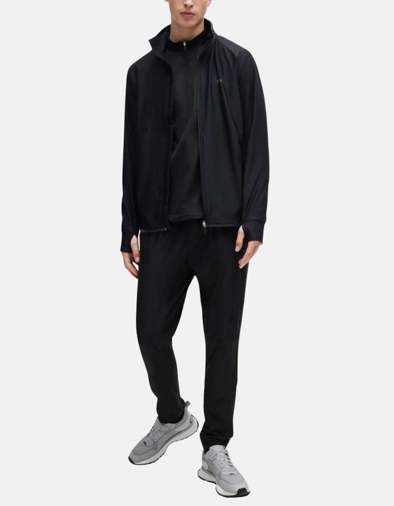 BOSS QUICK DRY TRACKSUIT BOTTOMS BLACK
