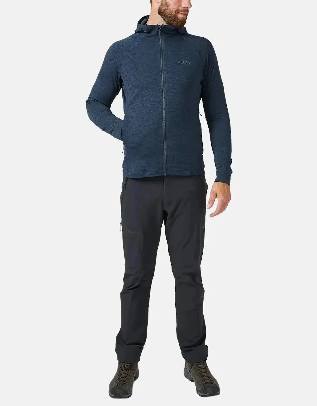 RAB NEXUS ZIP HOODED FLEECE DEEP INK