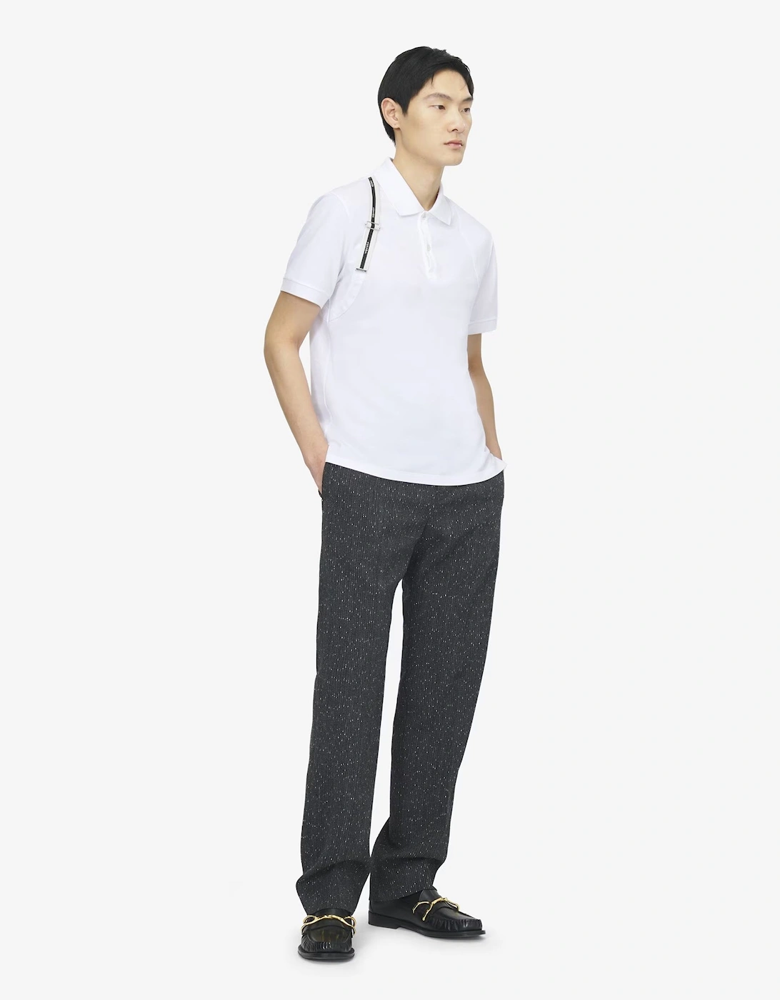 Harness Polo Shirt White