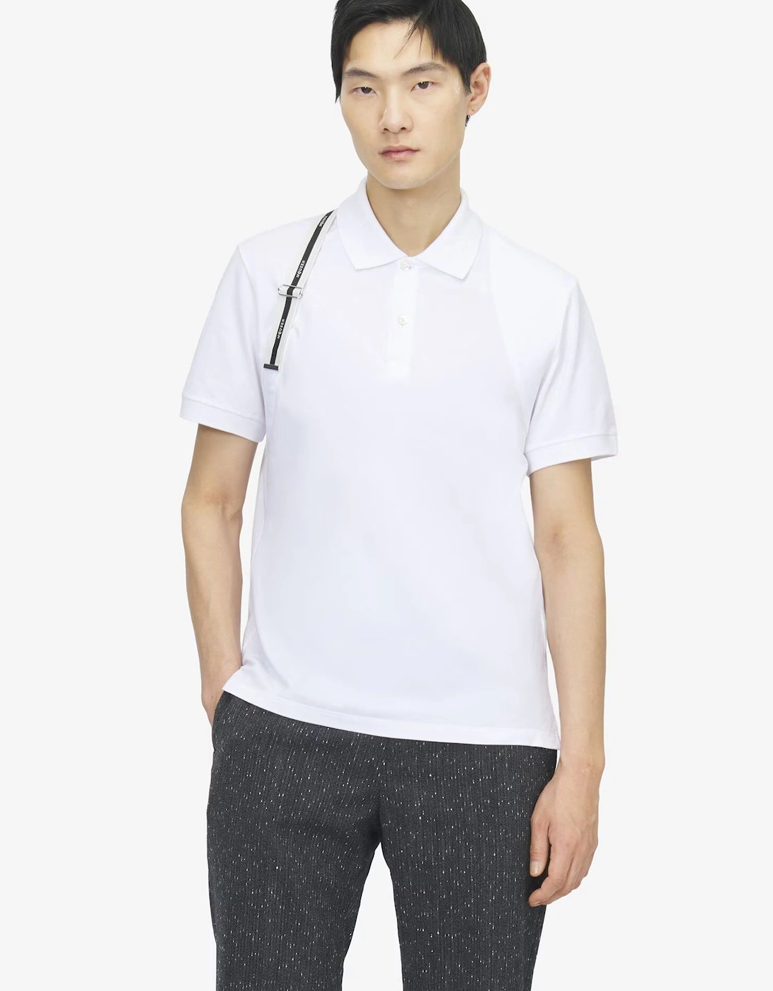 Harness Polo Shirt White