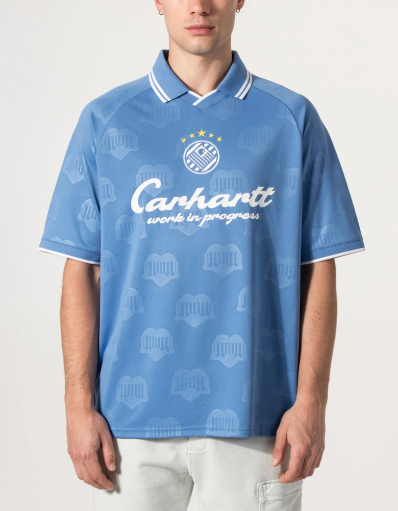 Loose Fit Terrace Football T-Shirt