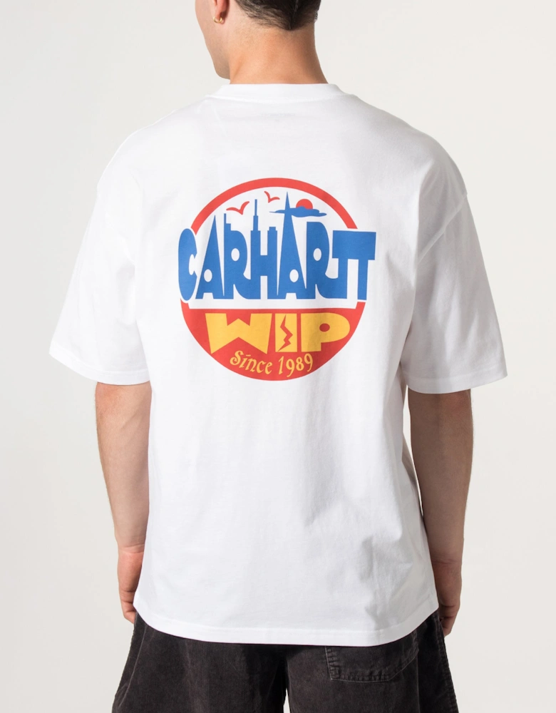 Oversized Fit Luggage Label T-Shirt