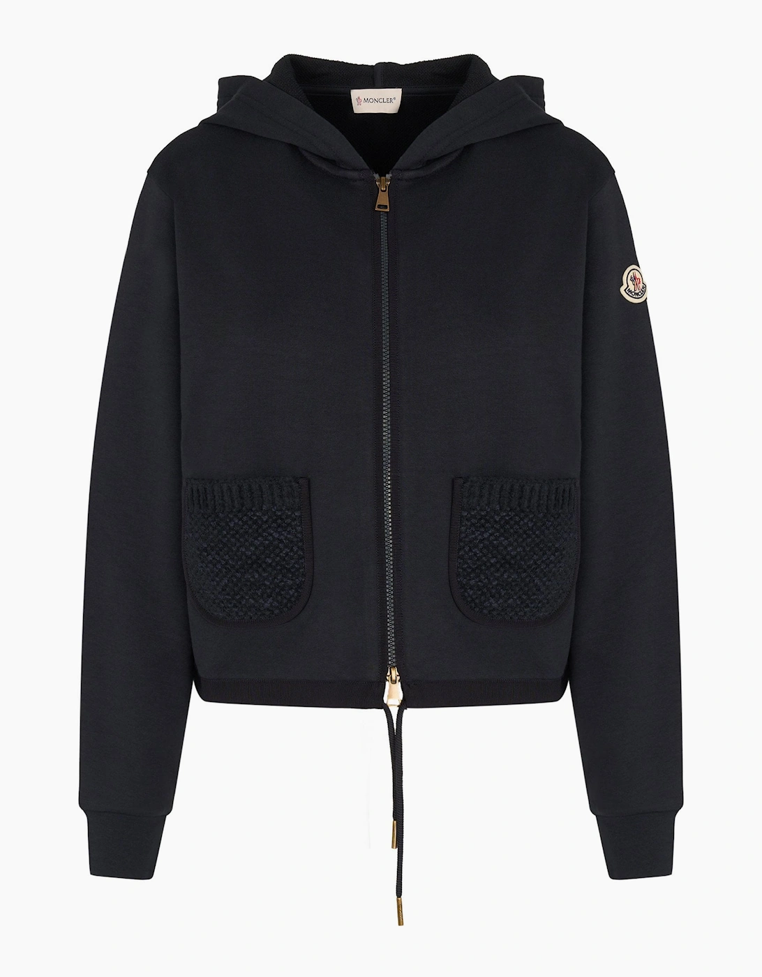 Moncler Women's Navy Womans Zip Up Cardigan - Size: M