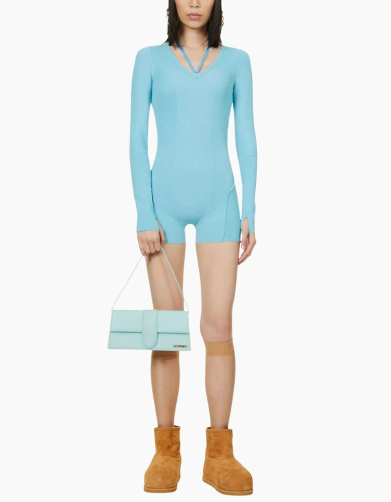Jacquemus Le Bambino Long Light Turquoise Bag