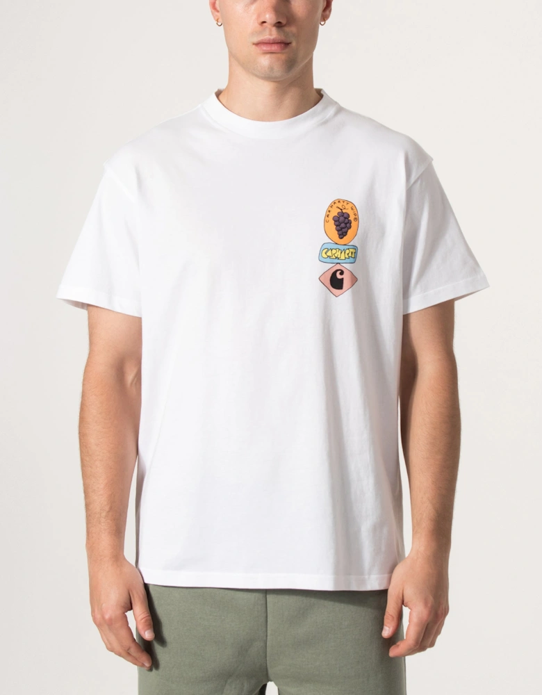 Loose Fit Stacked Grapes T-Shirt