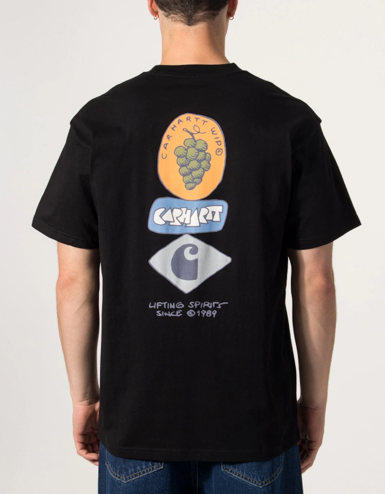 Loose Fit Stacked Grapes T-Shirt