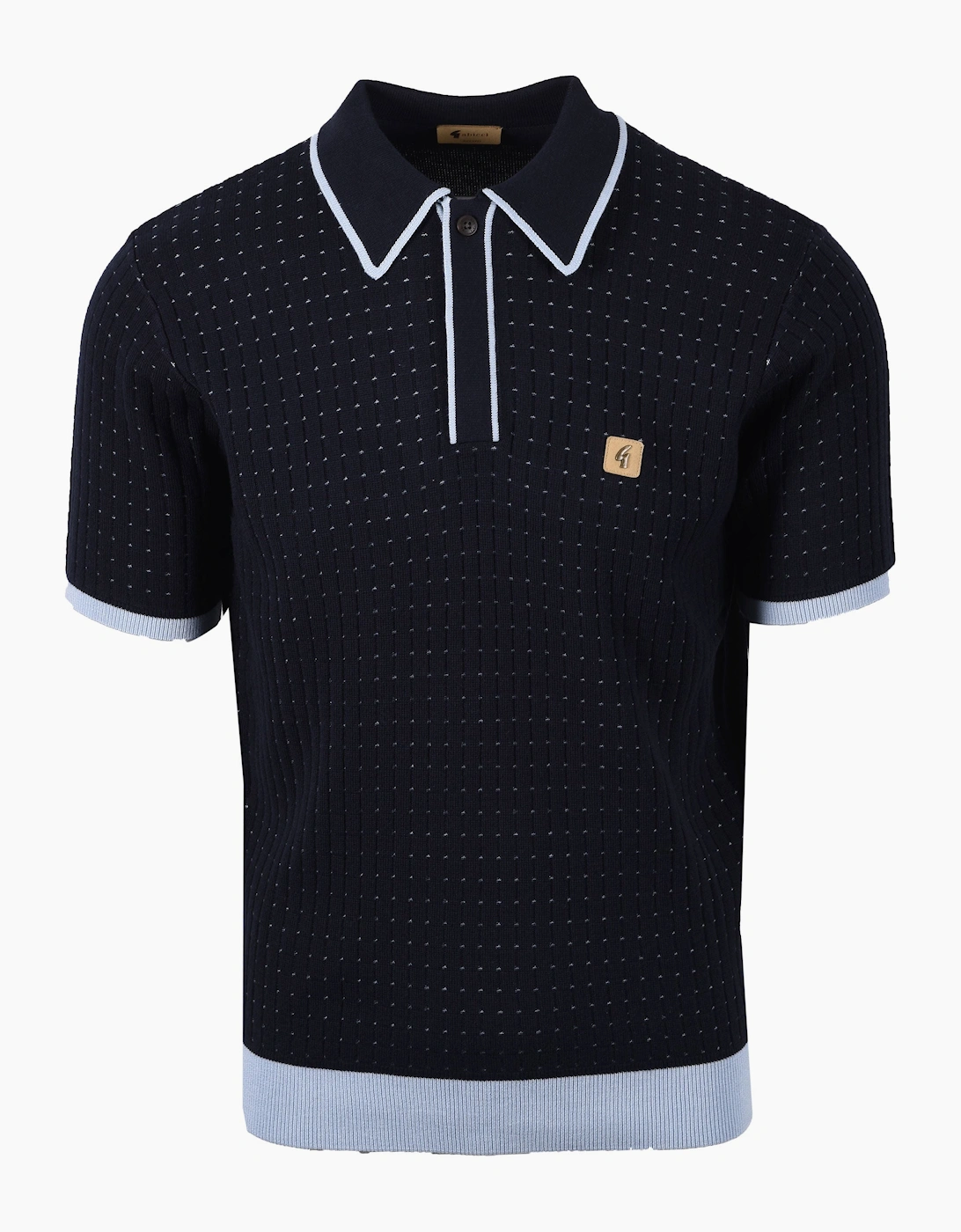 GABICCI VINTAGE OSBOURNE KNITTED POLO NAVY