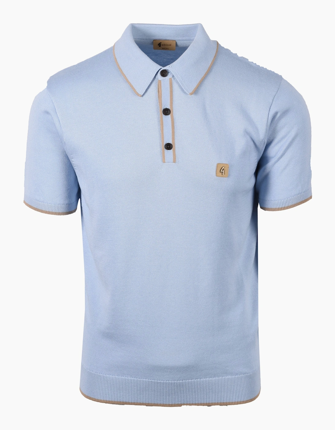 GABICCI LINEKER KNITTED POLO SHIRT SURF, 4 of 3