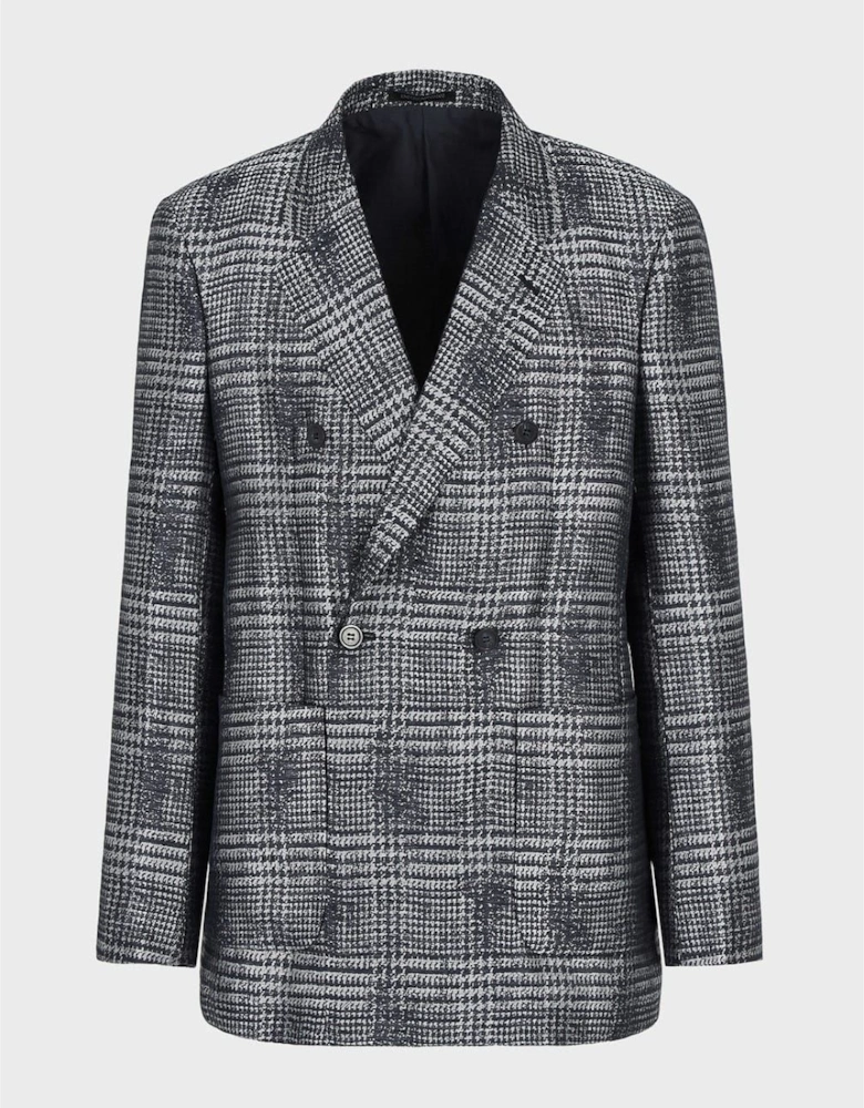 Notched Neck Regular Fit Blazer Jacket