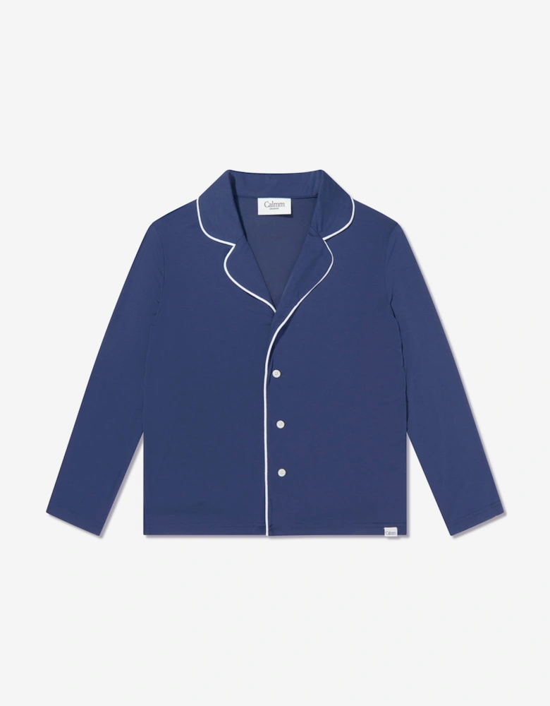 Calmm Kids Long Sleeve Nightwear in Navy