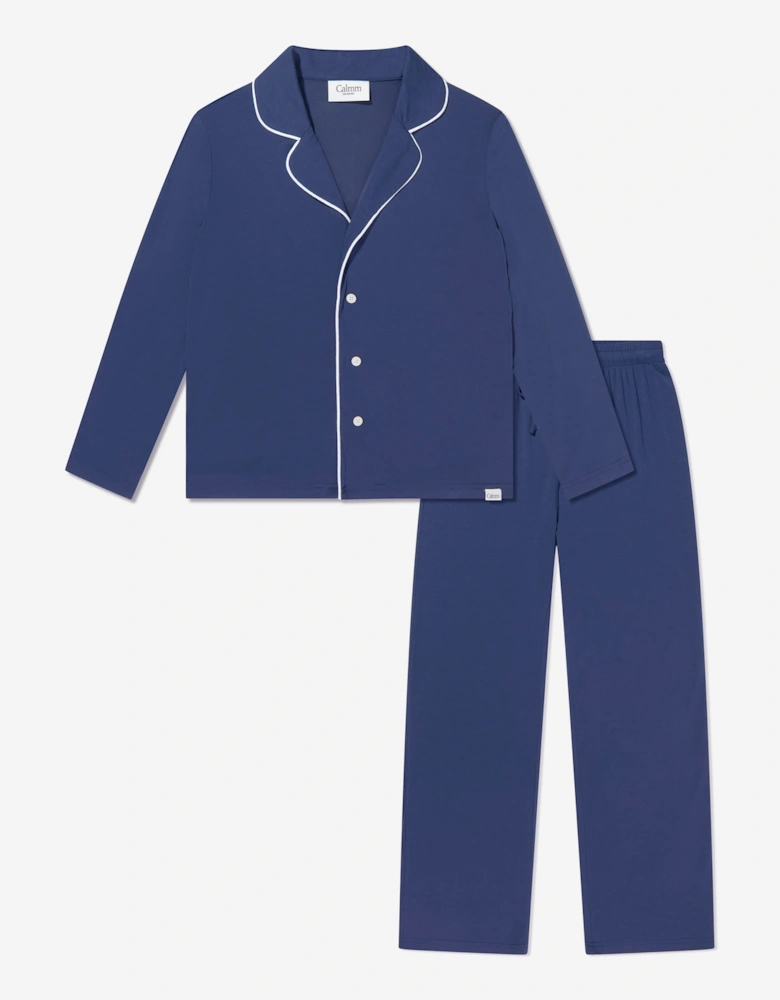 Calmm Kids Long Sleeve Nightwear in Navy