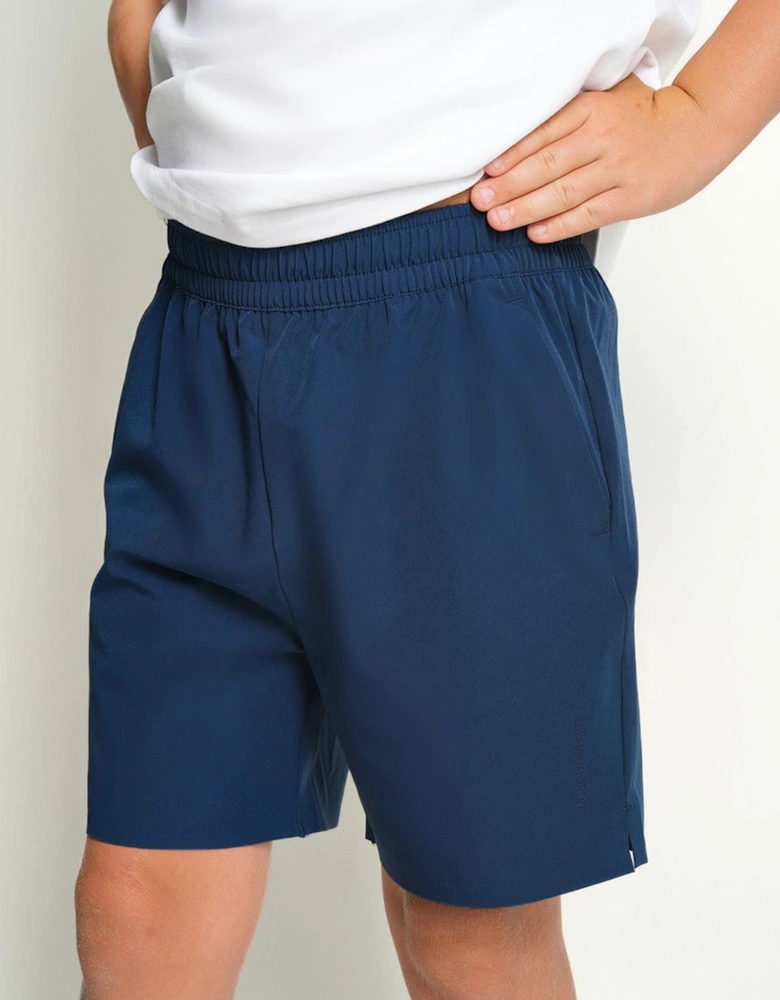 Blanca Sport Kids Elevated Active Shorts in Navy