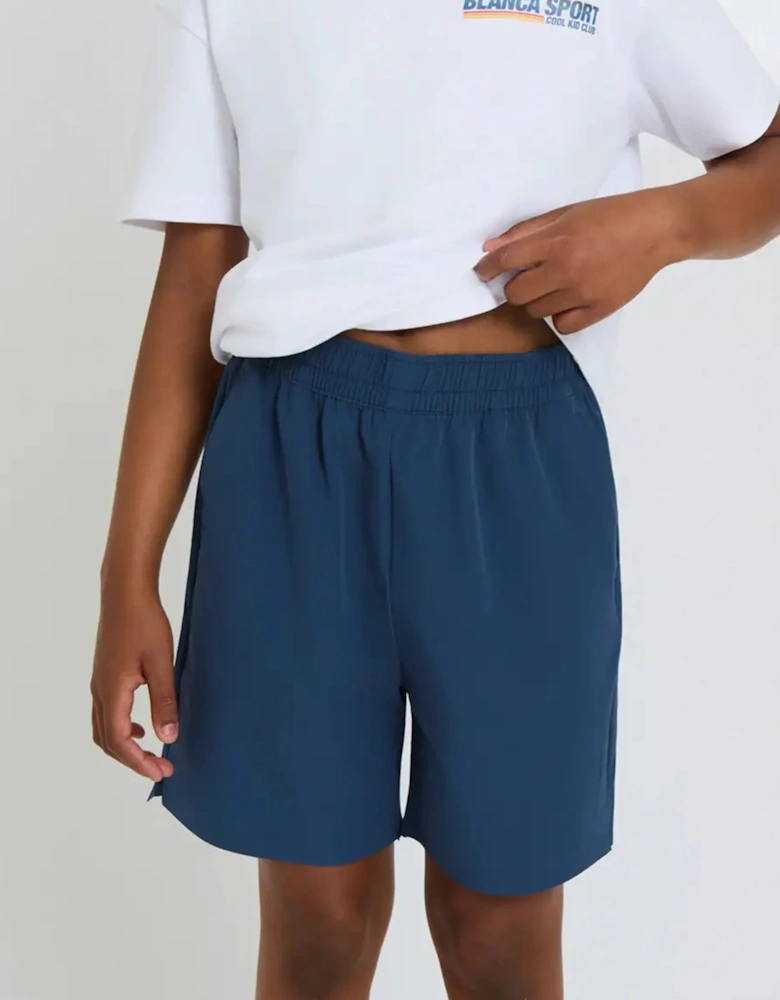 Blanca Sport Kids Elevated Active Shorts in Navy