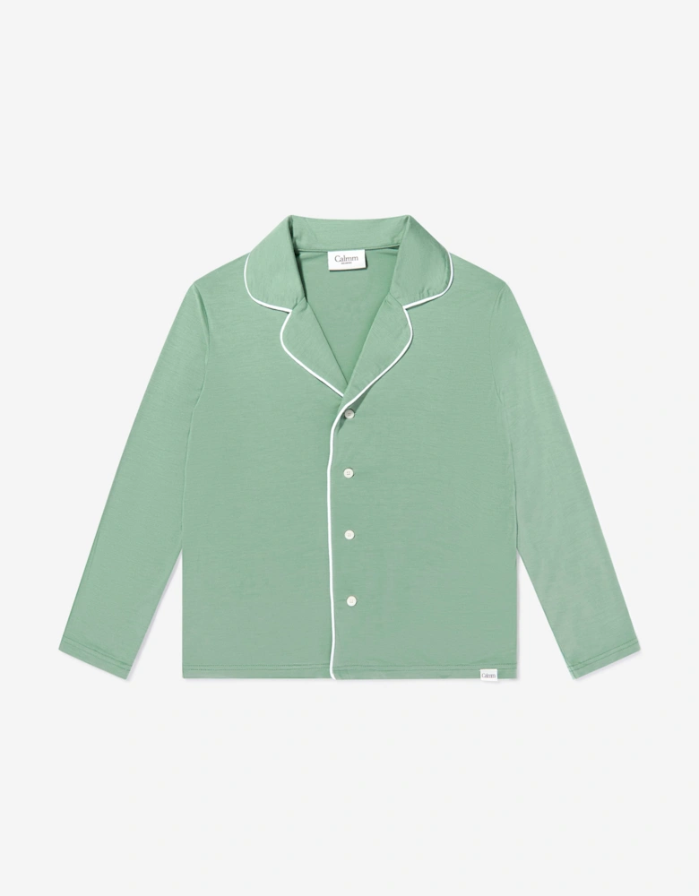 Calmm Kids Long Sleeve Nightwear in Green