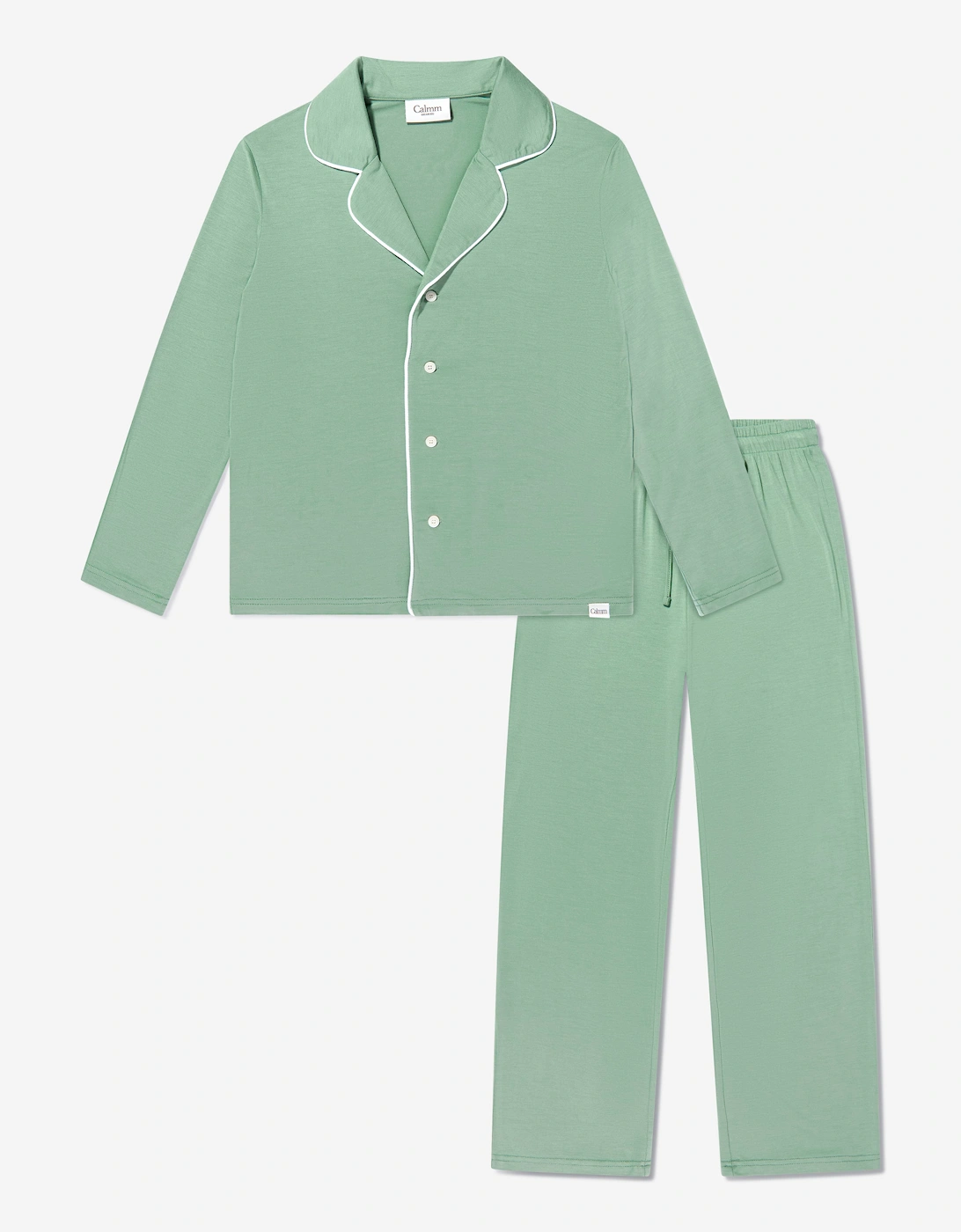 Calmm Kids Long Sleeve Nightwear in Green