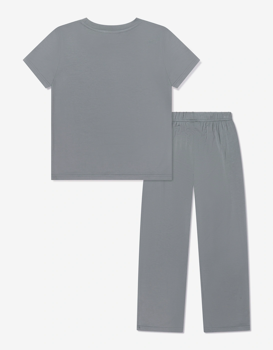 Calmm Kids Short Sleeve Loungewear in Grey