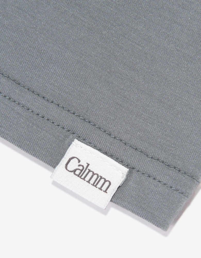 Calmm Kids Short Sleeve Loungewear in Grey