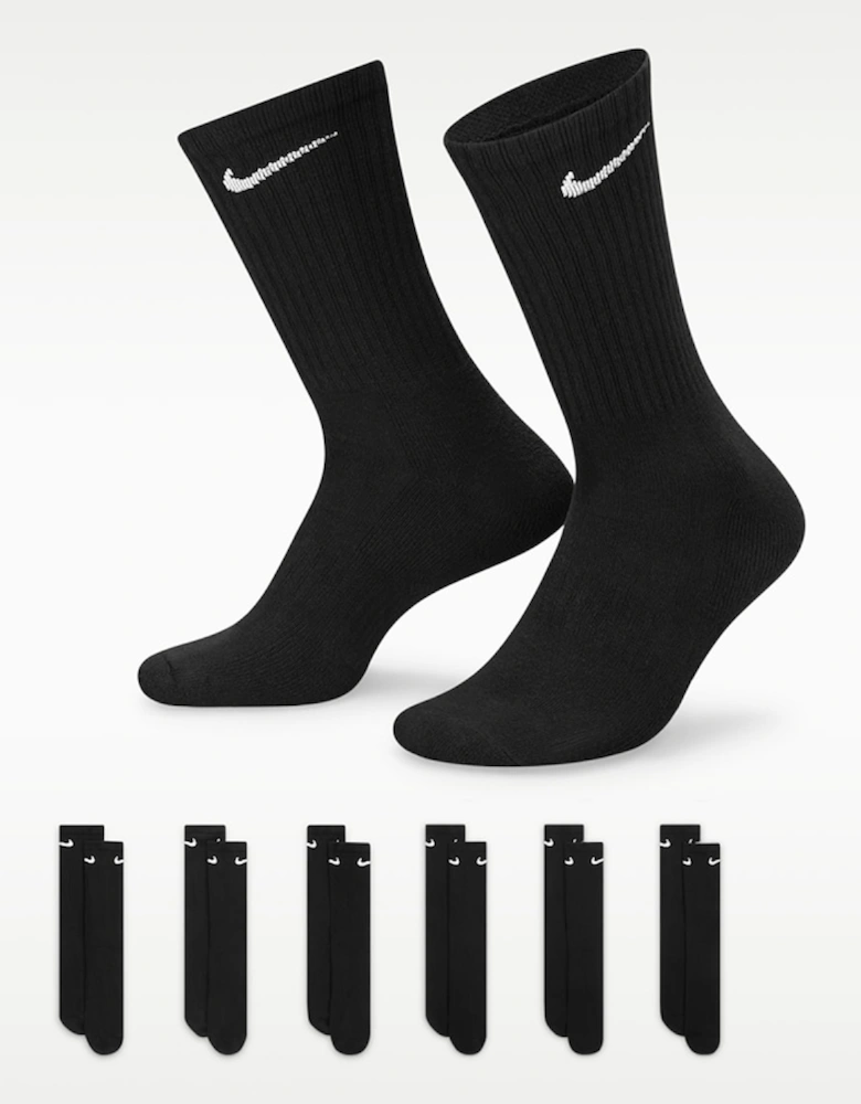 Nike Everyday Cushioned Training Crew Socks 6-Pack