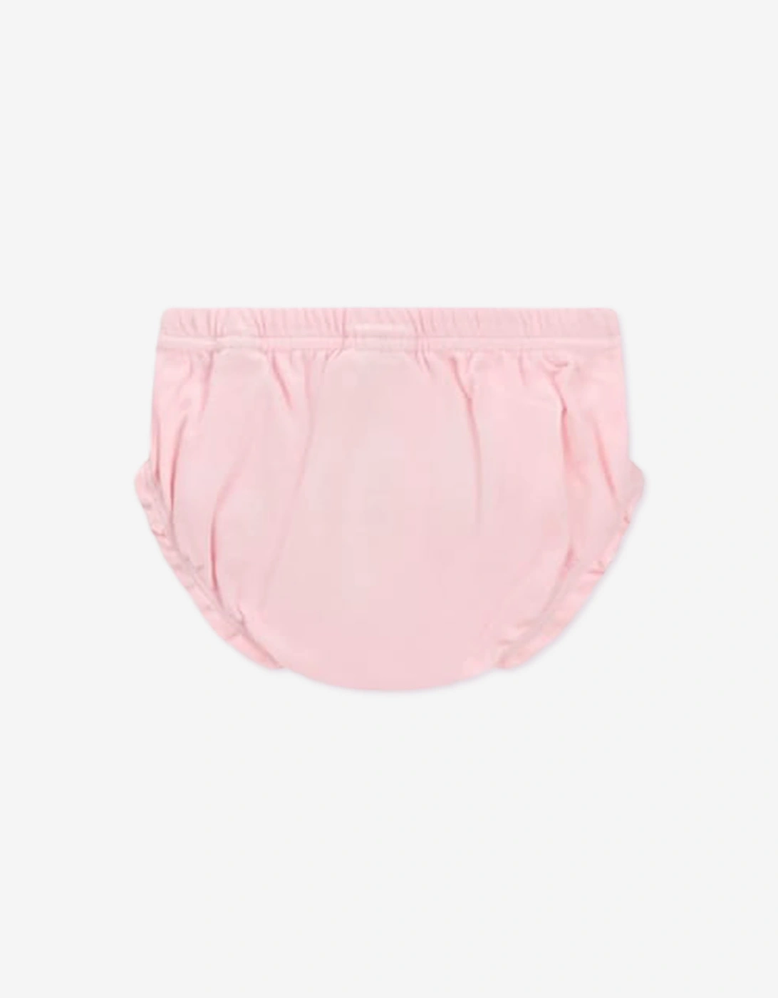 Guess Baby Girls Mixed Fabric Dress in Pink