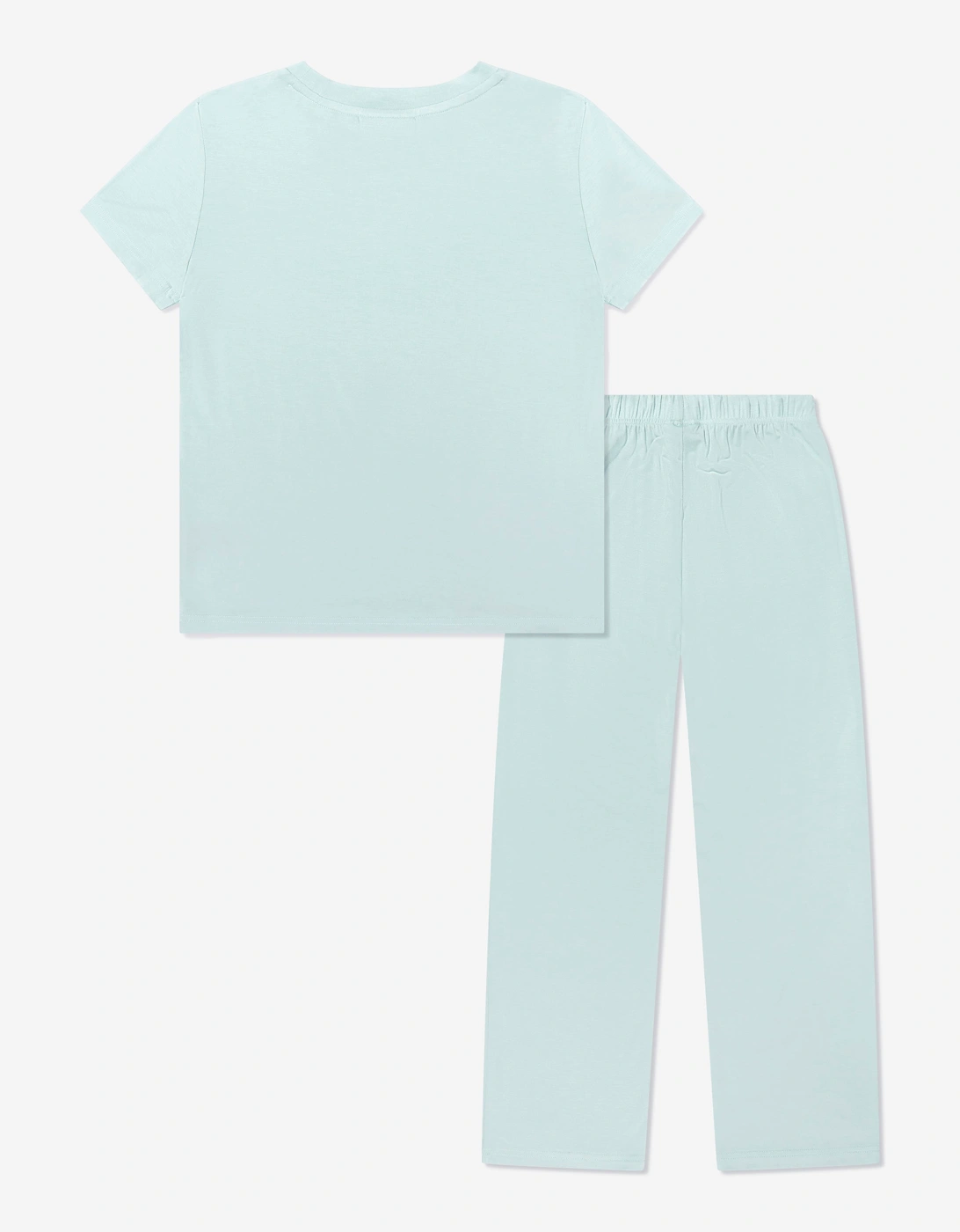 Calmm Kids Short Sleeve Loungewear in Blue